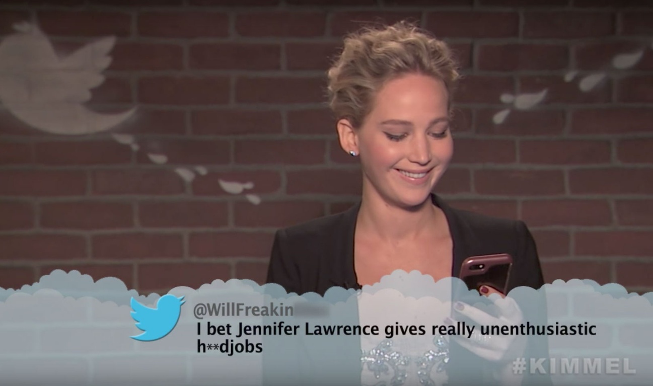 Jennifer Lawrence est hilarante dans cette édition des « Mean Tweets »