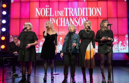 Les artistes du spectacle Noël un tradition en chanson